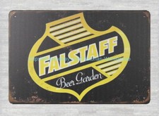 metal reproductions drinking pubs Beer Garden bar lounge metal tin sign