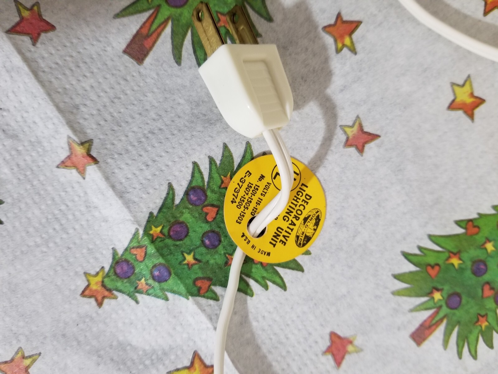 Vintage Christmas 8 Light  Candolier Original Box