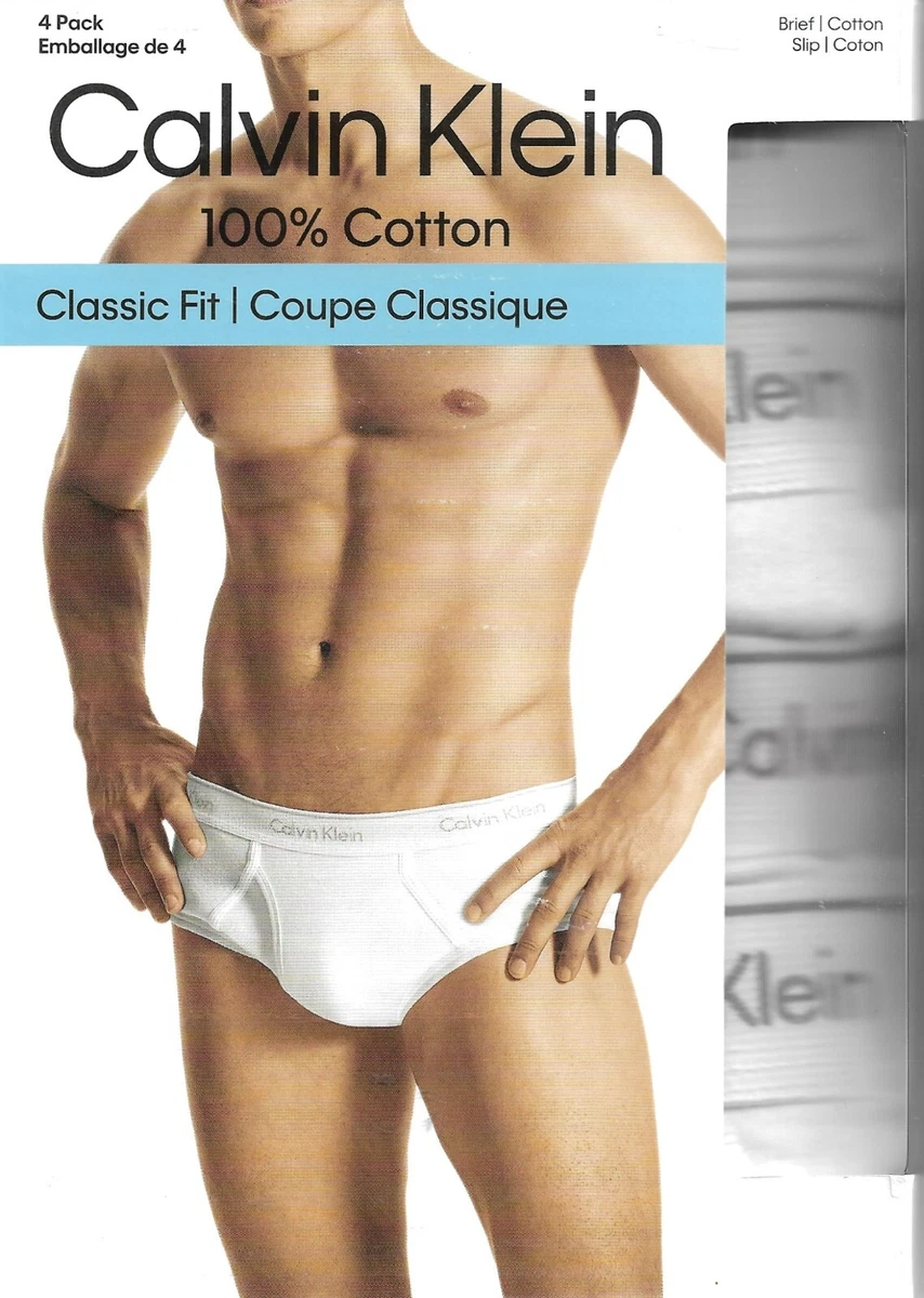 Paquete de 4 calzoncillos de algodón estilo Calvin Klein clásica para  hombre Cal