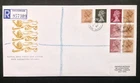GB 1987 1x1p 1x75p 2x5p 4x13p Definitives on First Day Cover, Kew Gardens CDS