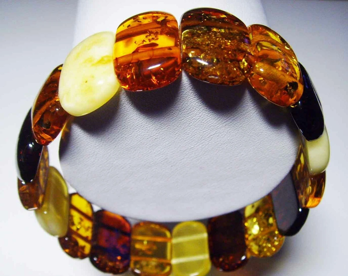 Amber Bracelet Natural Baltic Amber jewelry Gemstone Bracelet