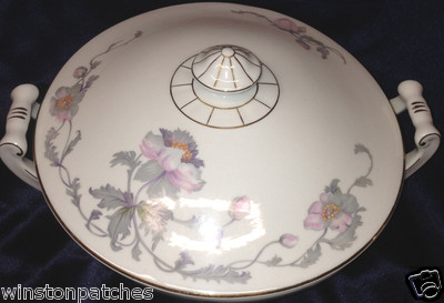 LEXINGTON CHINA PASTELLE ROUND COVERED VEGETABLE BOWL & LID 44 OZ