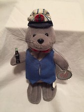 COCA COLA Seal in Delivery Outfit 9 inches Bean Bag Plus, still with tag - 1998
