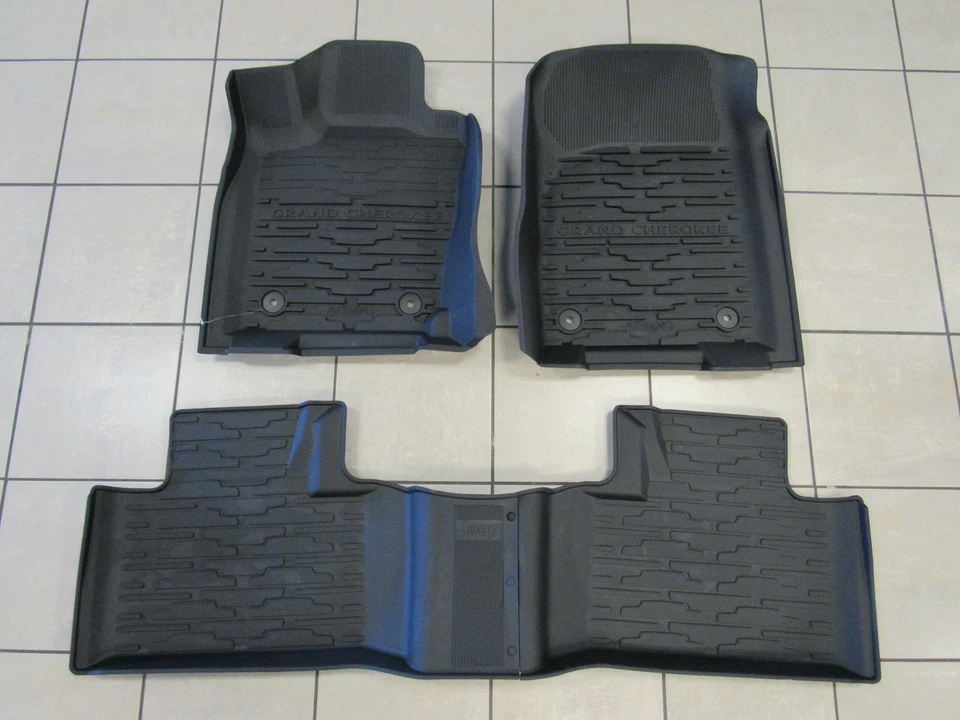 JEEP GRAND CHEROKEE 全天候橡胶地板衬里泥垫全新原始设备制造商拖把 — 第 2/4 张图片