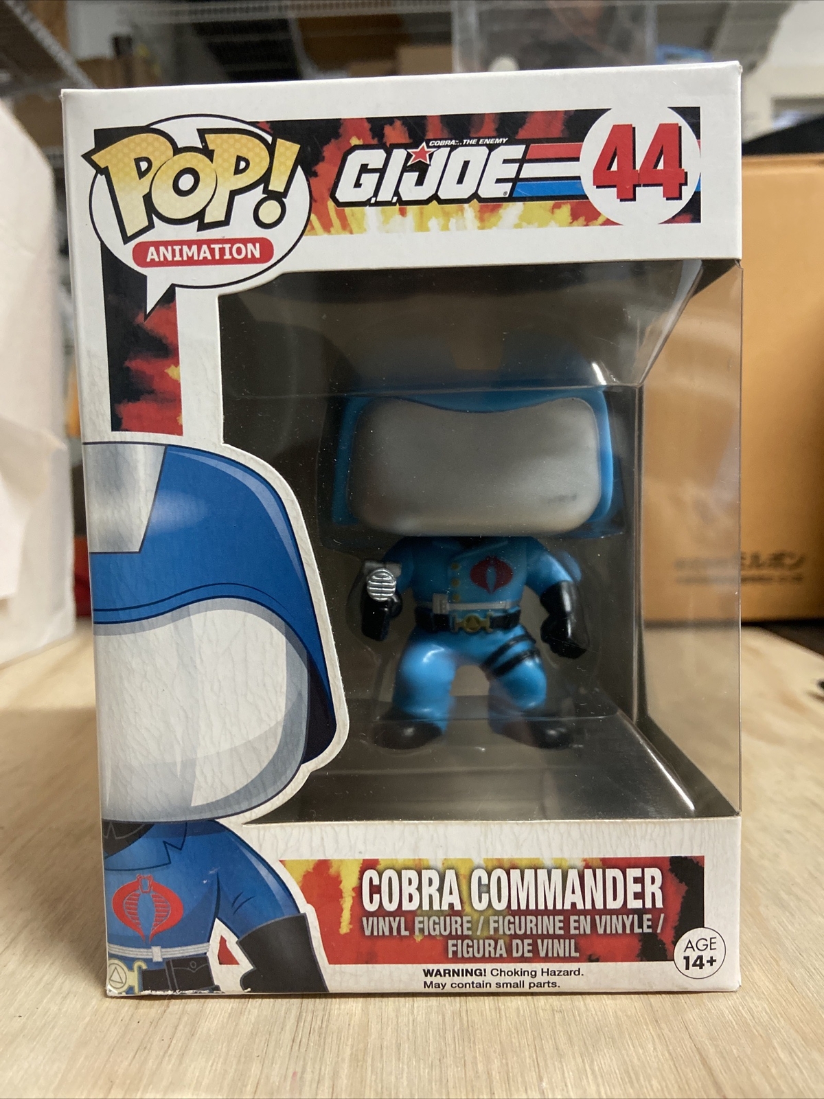 Funko Pop! Vinyl G.i. Joe - Cobra Commander - Bait Inc. #44 Open Box