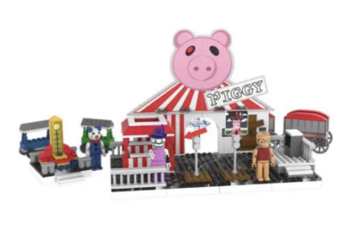 Piggy Deluxe Carnival Buildable Construction Set with Carnival Tent & Carts A185