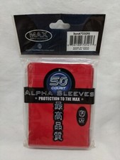 Max Protection Red Collectible Card Game Card Sleeves for sale | eBay