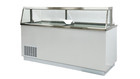 16 Can Ice Cream Cabinet Refrigerator Display Case Showcase Gelato Freezer
