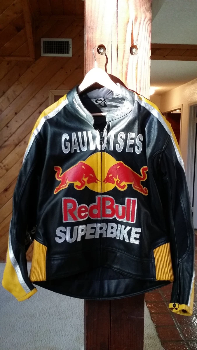 SuperBike Red Bull Leather Bike Jacket