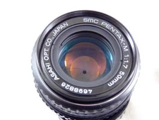 Pentax 50mm f/1.7 Pentax-M PK-Mount Manual Focus Lenses, AS IS or for Parts Only