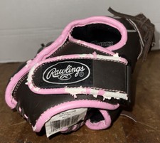 Rawlings WFP120 12" Fastpitch Softball Glove Right Hand Throw Brown Pink