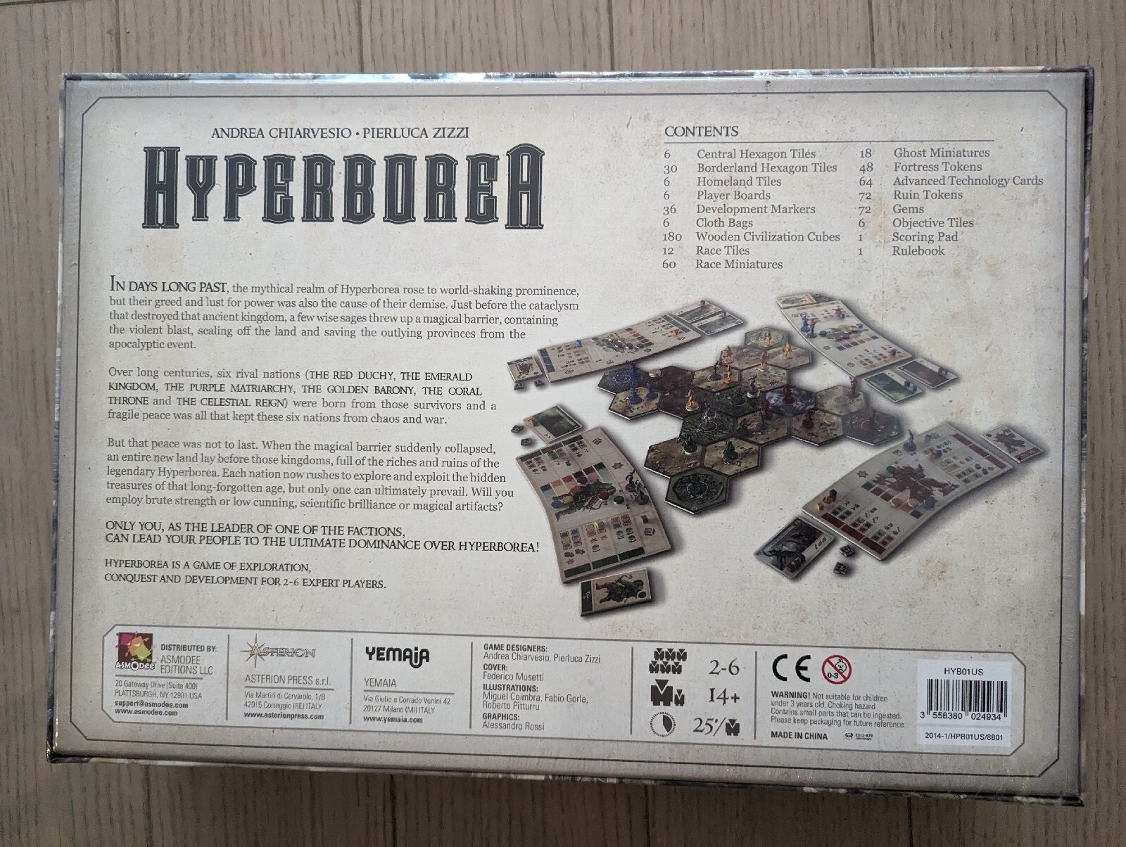 Hyperborea board game brand new rpg board game