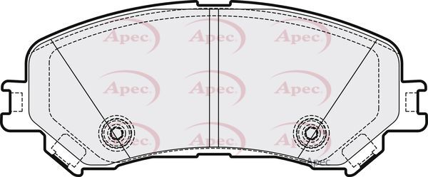 Brake Pads Front FOR RENAULT SCENIC IV 1.2 1.3 1.5 1.6 16->22 Apec