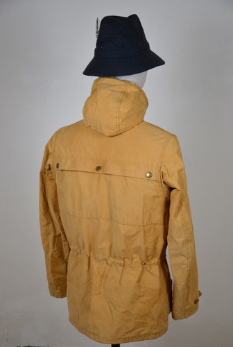 Men's Barbour Whitby Jacket Parka Hooded Ivory England Size M - Picture 20 of 20