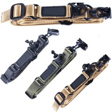 Tactical Adjustable Two Point Rifle Gun Hunting Sling Strap with Metal Buckle