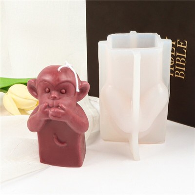 for Creative Mold Handmade Monkey Version Aromatherapy Resin Mould