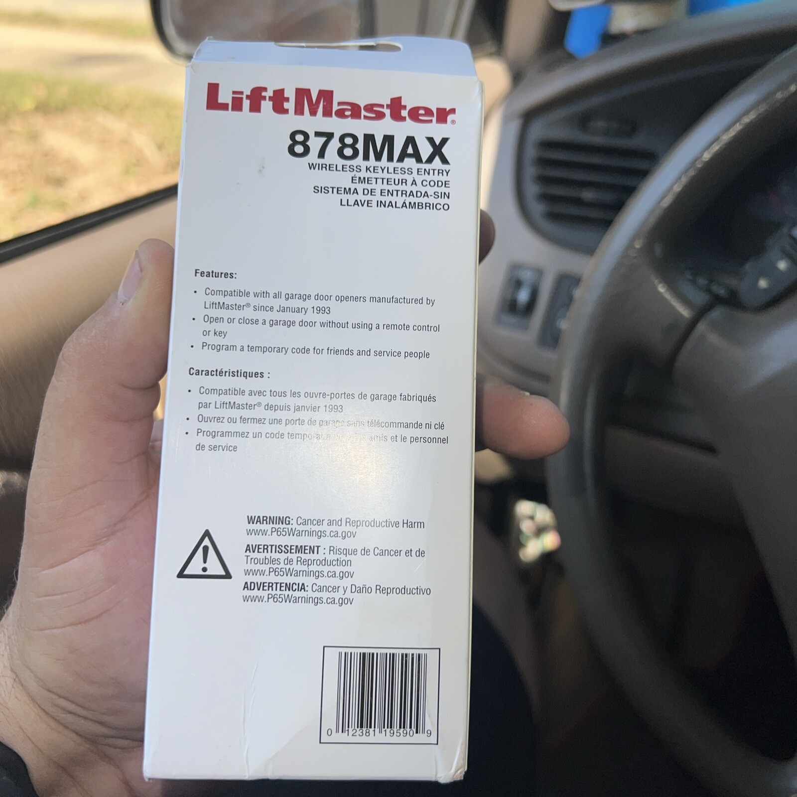 LiftMaster 878MAX Wireless Keyless Entry Genuine OEM Garage Door Opener