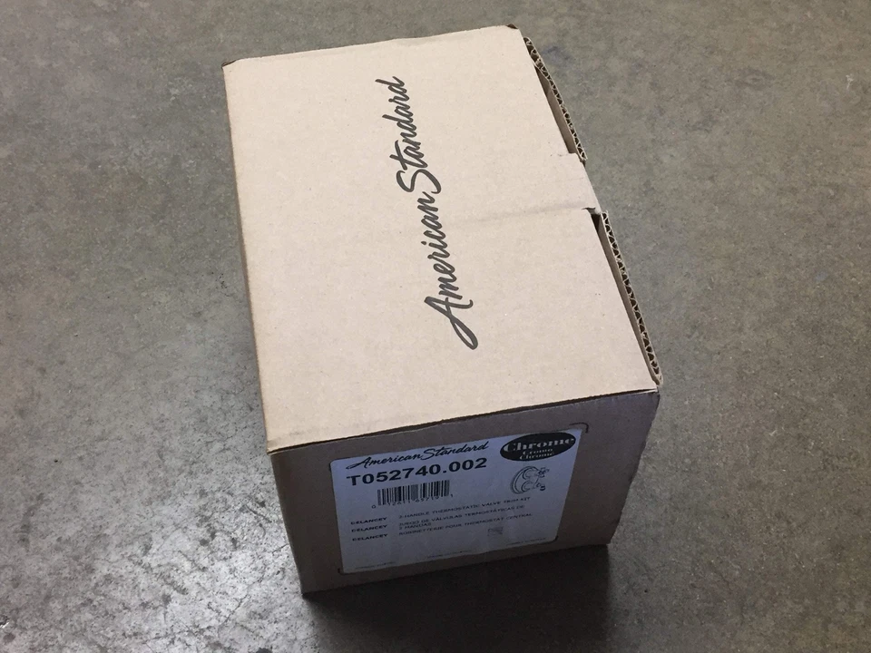 KIT DE MOLDURA DE VÁLVULA TERMOSTÁTICA DE 2 MANIJAS DELICEY AMERICAN STANDARD T052740.002 Foto 3 de 3