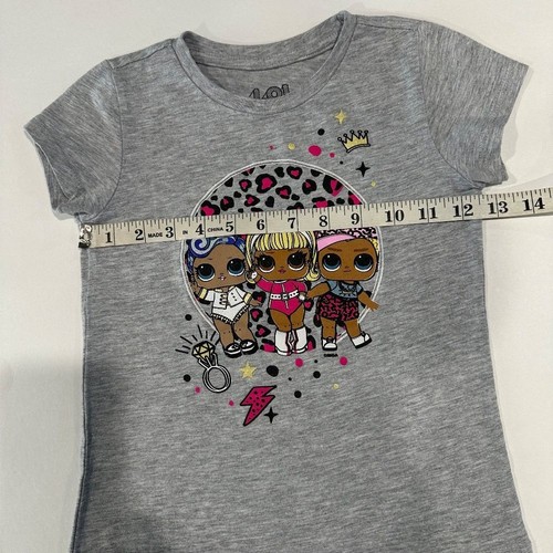 LOL Surprise Grey Shirt - Size 6/6x. - Picture 3 of 4