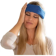 Thera-Med Cooling Headache Relief Band - Fabric Lined Ice Pack for Headache R