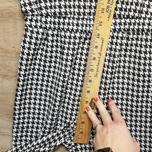 Girls Size 7-8Y Black And White Houndstooth Romper One-Piece With Back Buttons - Picture 9 of 10