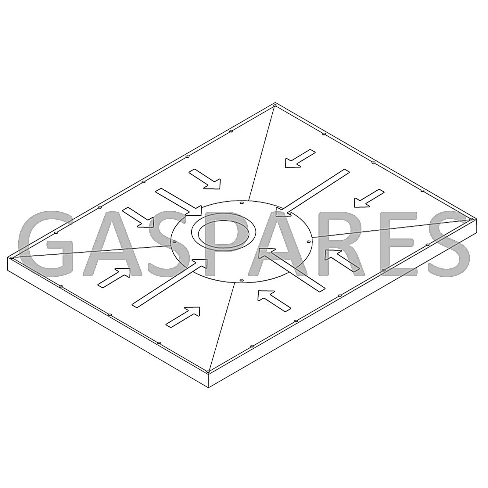 Impey LevelDec Easyfit Tray Former120cm X 120cm For Vinyl Floor Grey