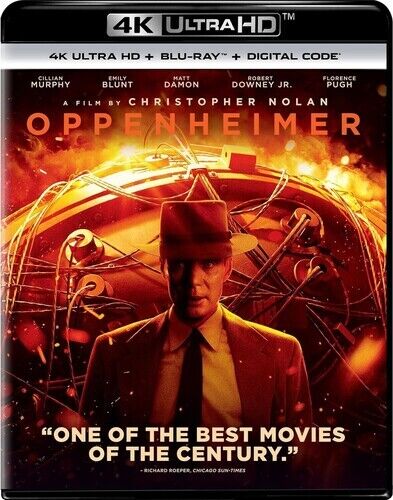 Oppenheimer 4K UHD Blu-ray Cillian Murphy NOWY - Zdjęcie 1 z 1