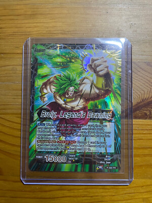 PACK FRESH Broly, Legend's Dawning | Gold Stamp Foil. Ready for grading.