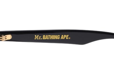 A BATHING APE MR.BATHING APE OPTICAL FLAME #2 Black eyeglasses | eBay