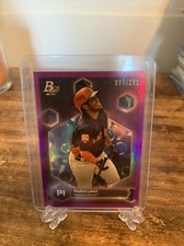 2022 Bowman Platinum Pedro Leon Precious Elements Purple /250 #PE-10 - Astros