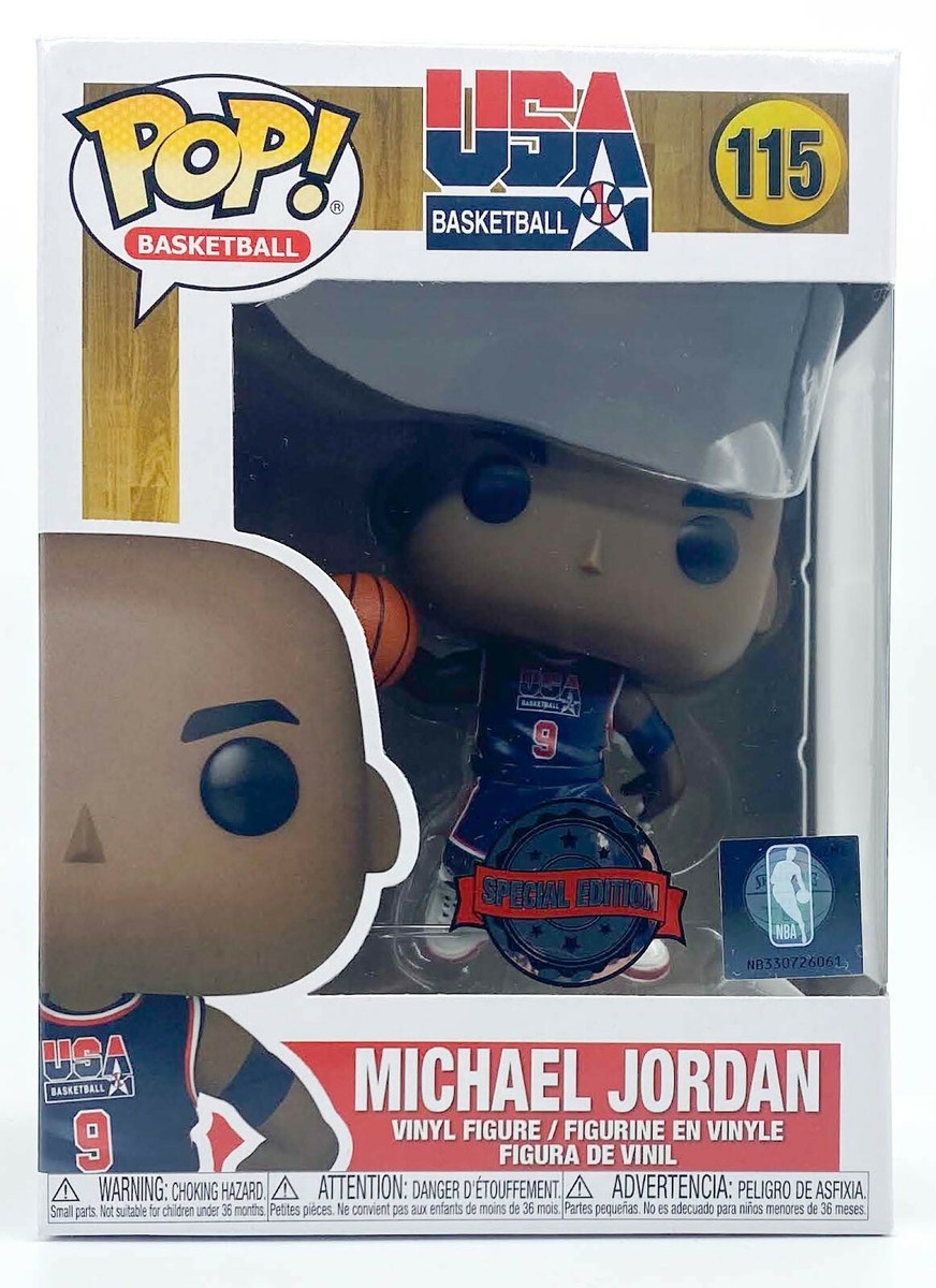 スポーツ Funko Pop USA Michael Jordan #114 & #115 Funko Pop! Basketball USA Basketball Michael Jordan Foot