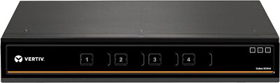 Vertiv Cybex Secure 4K UHD KVM 4-Port DVI-I DH NIAP EAL4+ TAA (SC940-001)