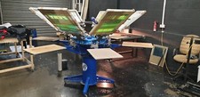 Hopkins USA 6/6 Screen Printing Press with M&R Conversion Kit