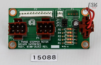 15088 APPLIED MATERIALS PCB ASSY 5 PHASE STEPPER DRIVER INTERFACE 0100-35353
