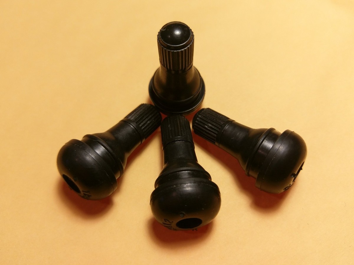 4 Short Valve Stems ATV Polaris Honda Kawasaki TR412 Yamaha Can-Am