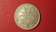 20 centimes Indochine 1941 KM# 23a.2 colonie française