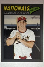 2026 Topps Heritage - Jacob Young #279 Dark Gray Border