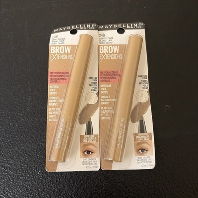 (Lot of 2 ) Maybelline Eye Brow Extensions Fiber Pomade Crayons 248  Blonde