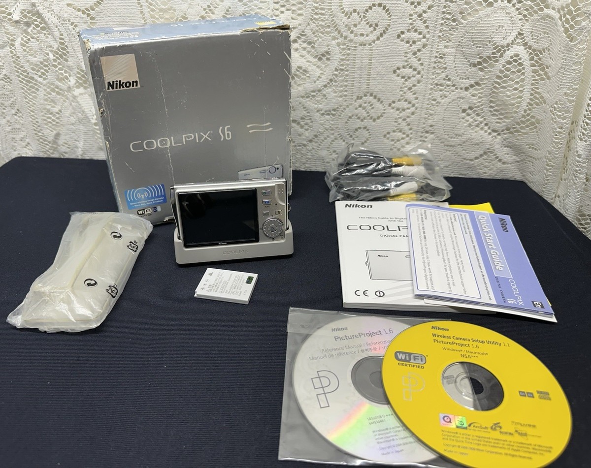 Buy Nikon COOLPIX S6 6.0MP Digital Camera - Silver online | eBay