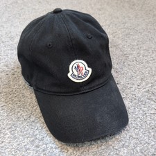 Berretto da baseball Moncler cotone gabardine logo nero