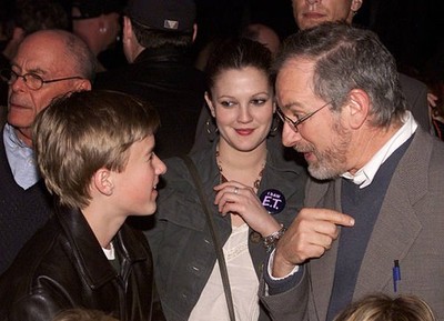 Haley Joel Osment Drew Barrymore Steven Spielberg 20th anniversary- Old Photo