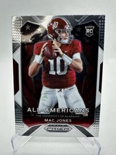 2021 Panini Prizm Draft Picks Mac Jones All-American Rookie Alabama Crimson 49's