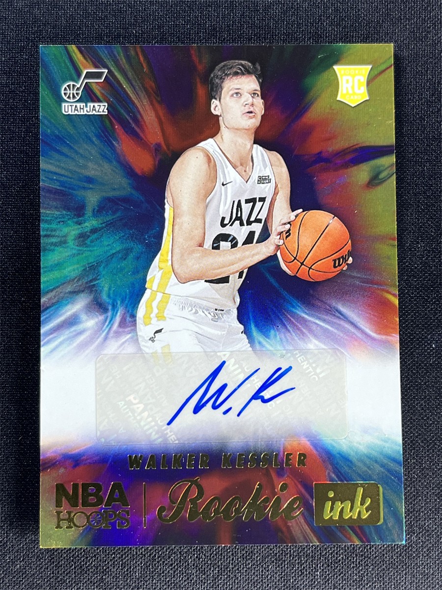 2022-23 Panini NBA Hoops Walker Kessler #RI-WKS RC Rookie Ink Auto Jazz &07241