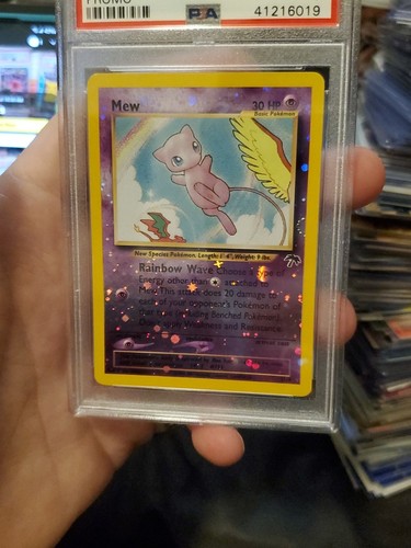 2001 POKÉMON SOUTHERN ISLANDS MEW HOLO PROMO WITH SWIRL psa 8 - Picture 13 of 13