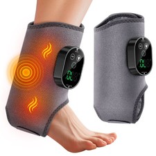 Electric Foot Ankle Massager Joint Pain Relief Heating Vibration Hot Compress