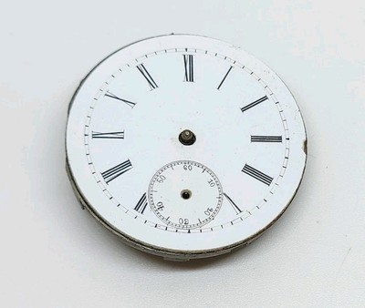 Vintage G. Favre Jacot Key Wind Pocket Watch Movement For Parts Or Repair 35.9mm