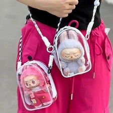 Labubu Protect Case Labubu Sitting Party 15/17Cm Cotton Doll Shoulder Pain Bag P
