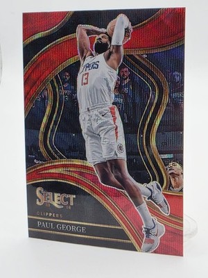2023-24 Panini Select - Paul George - Red Wave Prizm - COURTSIDE