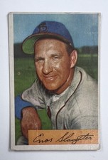 1954 Bowman #62 Enos Slaughter Card LB31