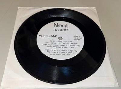 米7” Clash Capital Radio E.P. GEAR1 Neat Records /00080 THE CLASH-Capital Radio EP 7